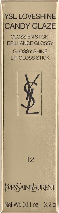 Actual product image Yves Saint Laurent Rouge Volupte Candy Glaze Lipgloss 12 (#12 Coral Excitement)