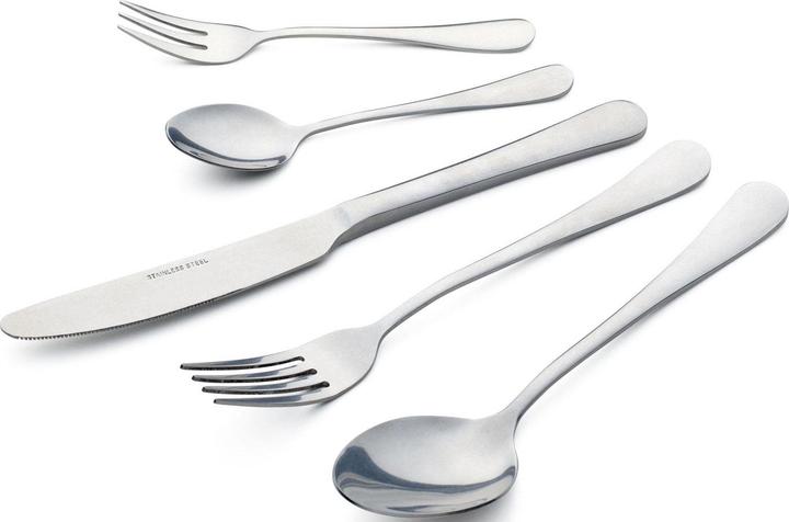 Echtwerk EW-BS-3040 Tafelbesteck „Sorrent“ 30tlg - stonewashed Edelstahl (30 pz., Set di posate)