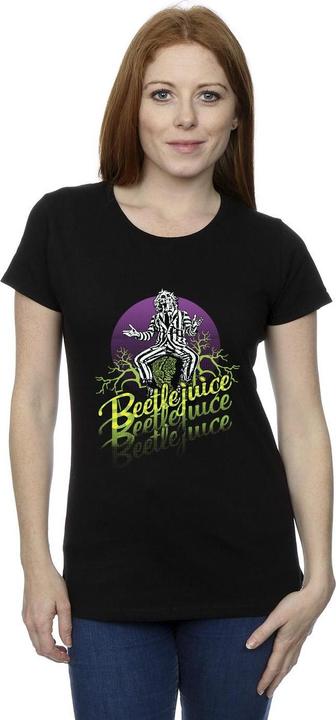 Immagine prodotto Beetlejuice Maglietta in cotone Cercle violet Femmes/Dames (XXL)