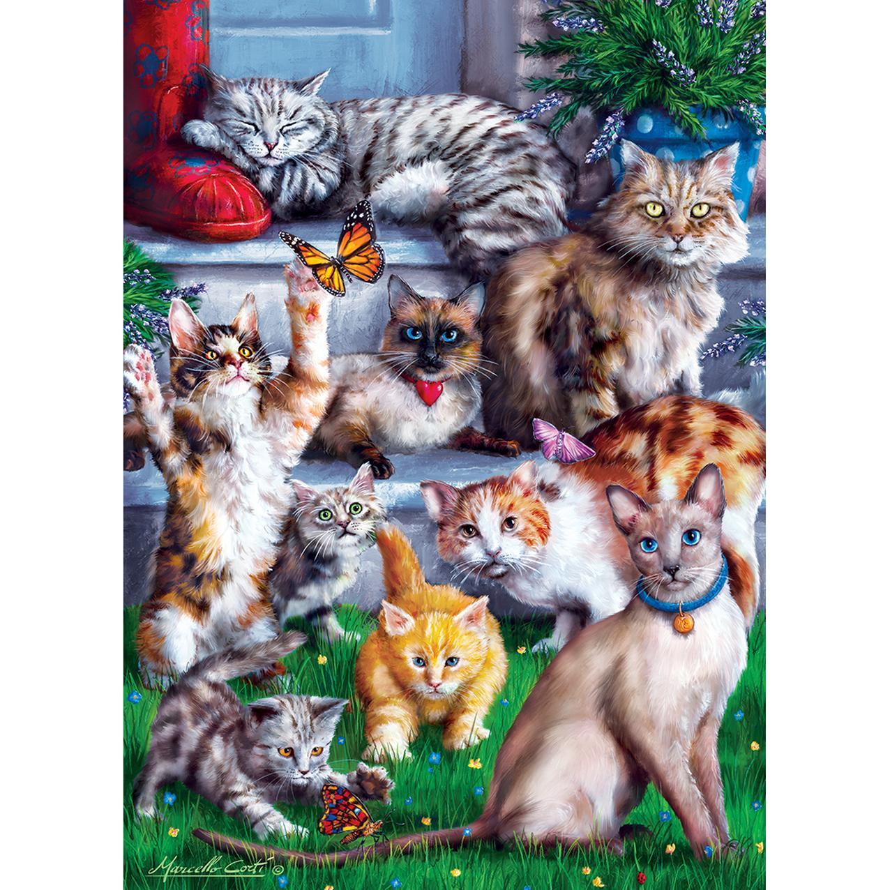 Thumbnail - MasterPieces Puzzle Company Puzzle 1000 pieces Butterfly Chasers (1000 Teile)