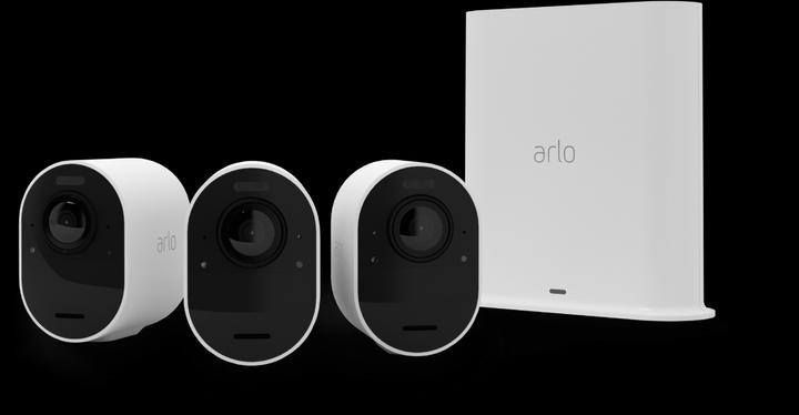 Actual product image Arlo Ultra 2 Spotlight camera, 3 kit white (3840 x 2160 pixels)