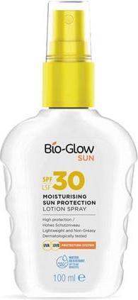 Immagine prodotto BioGlow Spray solare SPF30 100ml impermeabile (Spray solare, SPF 30, 100 ml, 107 g)