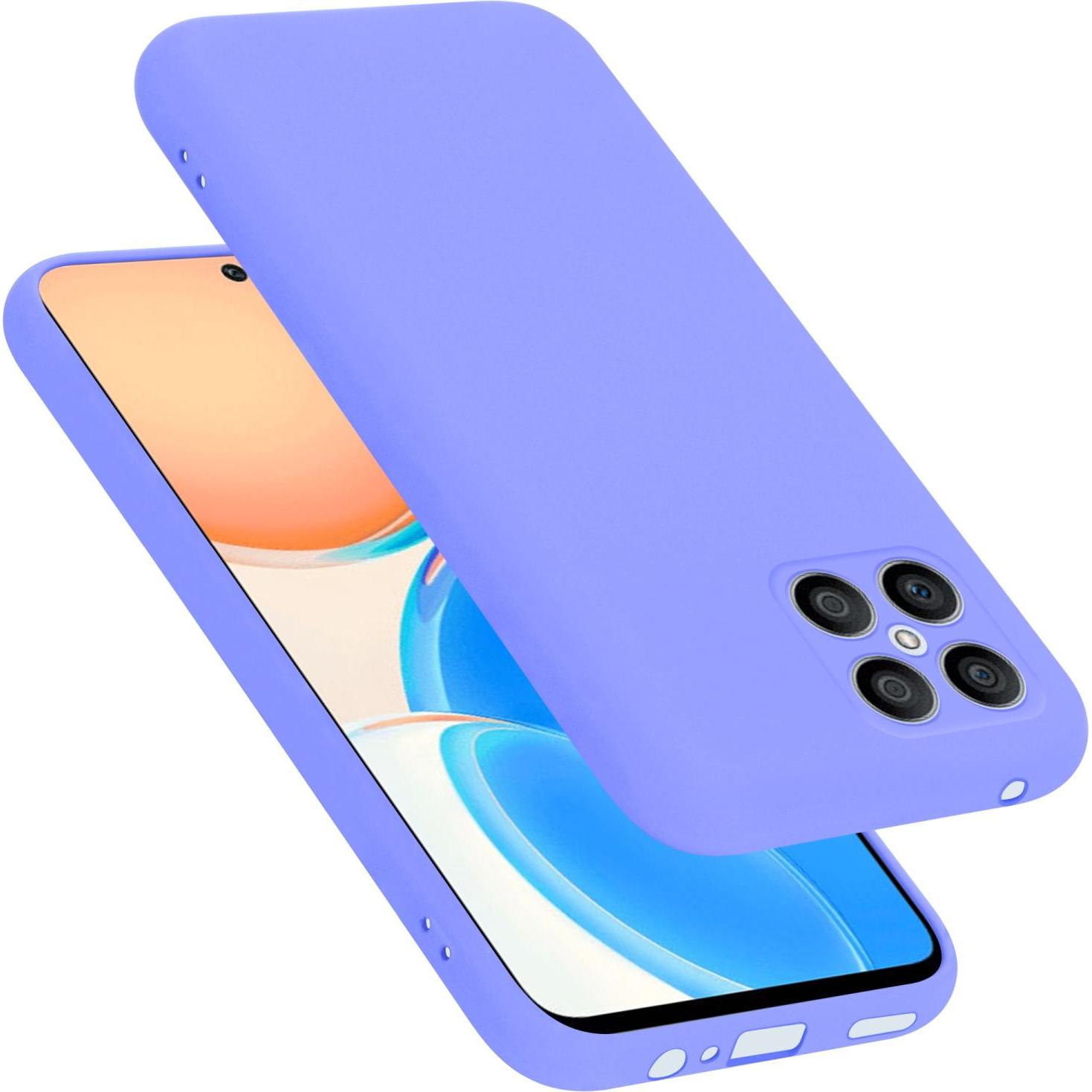 Cadorabo TPU Liquid Silicone Case Hülle für Honor X8 (Honor X8), Smartphone Hülle, Violett