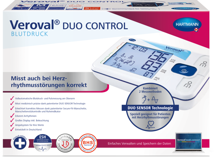Actual product image Veroval duo control (Blood pressure monitor upper arm)
