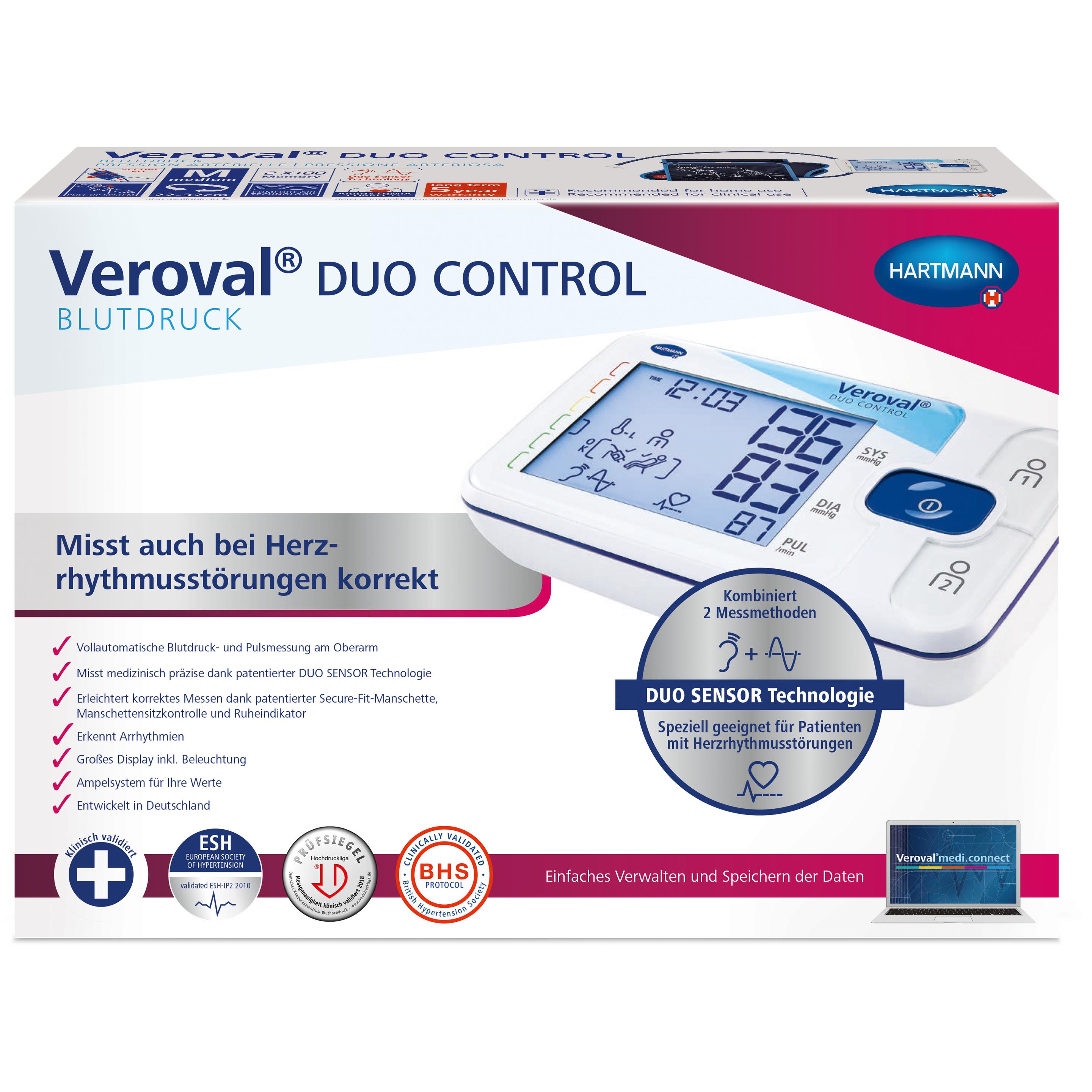 Thumbnail - Veroval, Blutdruckmessgerät, duo control (Blutdruckmessgerät Oberarm)