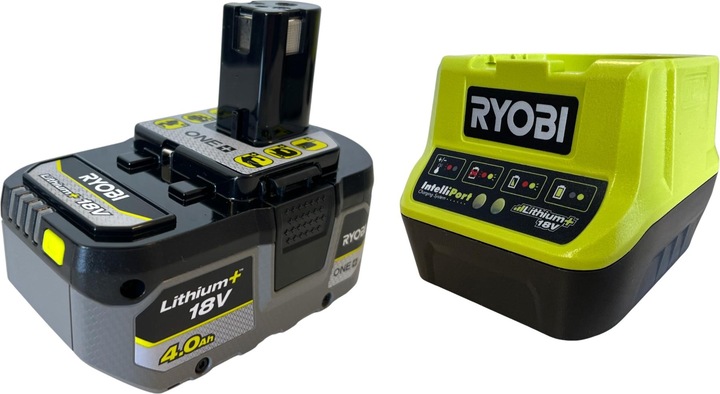 Productafbeelding Ryobi R18AG-0 Accuslijper 18 V ONE+ 115 mm + 1x accu 4.0 Ah + lader (115 mm)