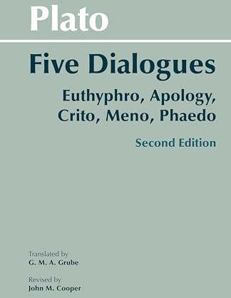 Produktbild Plato: Five Dialogues (Englisch, 2002)
