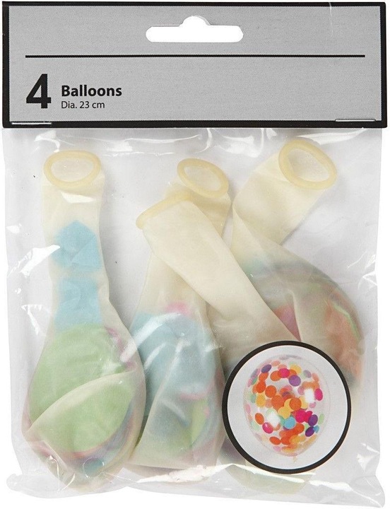 Actual product image Creativ Company Confetti Balloons