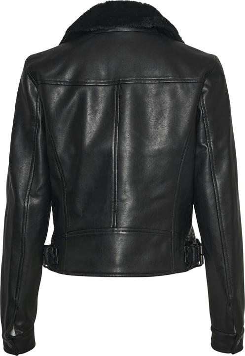 Produktbild Vero Moda VMHAILEY SHORT COATED JACKET Bikerjacke in Lederoptik (S)