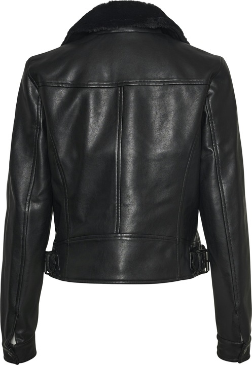 Image du produit Vero Moda VMHAILEY SHORT COATED JACKET Veste de motard aspect cuir (S)
