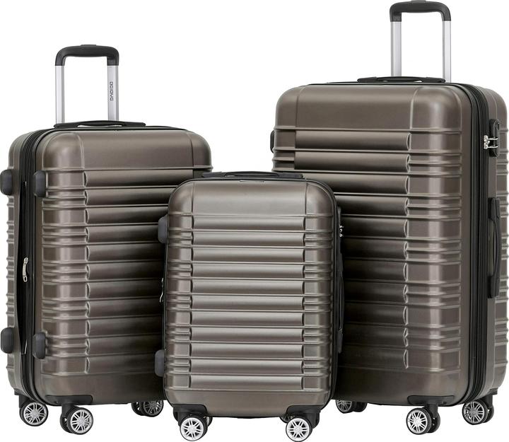 Immagine prodotto Beibye Set di valigie, Caffè