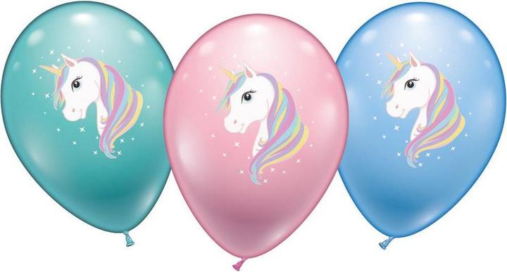 Produktbild Geda Labels Label Luftballon Einhorn (6 x)