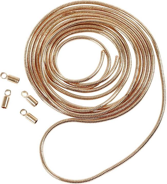 Immagine prodotto Creativ Company Creativ Snake Link Necklace in oro rosa (Platino, 50 ml)