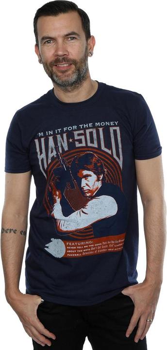 Immagine prodotto Star Wars Han Solo Rock Poster Maglietta Uomo (L)