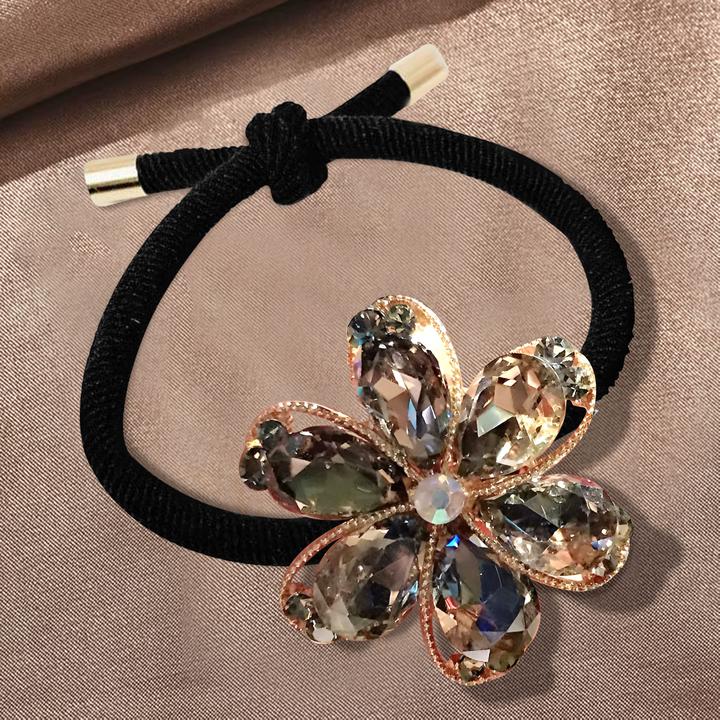 Immagine prodotto Avizar Glänzender Blumen-Haargummi (Elastico per capelli)