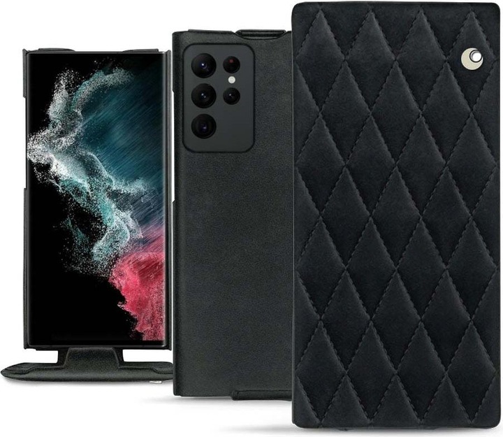 Noreve Lederschutzhülle vertikal (Samsung Galaxy S22 Ultra)