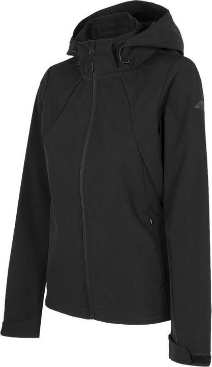 Actual product image 4F Ladies Softshell Jacket deep black H4Z22 SFD001 20S (L) (L)