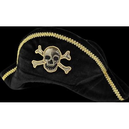 Den Goda Fen Velvet Pirate Hat Deluxe (F7580)