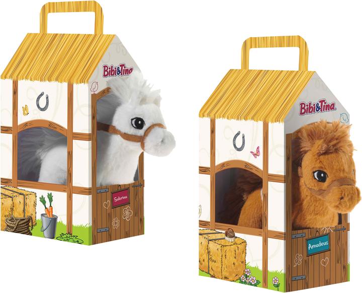 Heunec Plüschpferd Bibi+Tina assortiert (18 cm)
