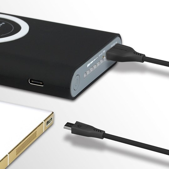 Produktbild Somostel SMS-BT01 USB Kabel 1 2 m USB C Micro-USB A Schwarz (2 m)
