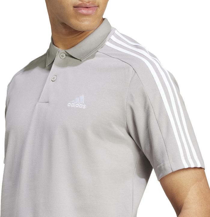 Actual product image adidas embroidered polo shirt essentials 3-stripes small logo (3XL)