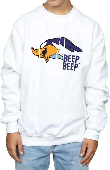 Actual product image Looney Tunes Boys Beep Beep Road Runner Cotton Sweatshirt (152, 158)