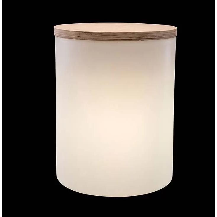 Thumbnail - 8 seasons design, Gartenbeleuchtung, Dekoleuchte Shining Drum 45 cm, Weiss (800 lm, E27, IP44)