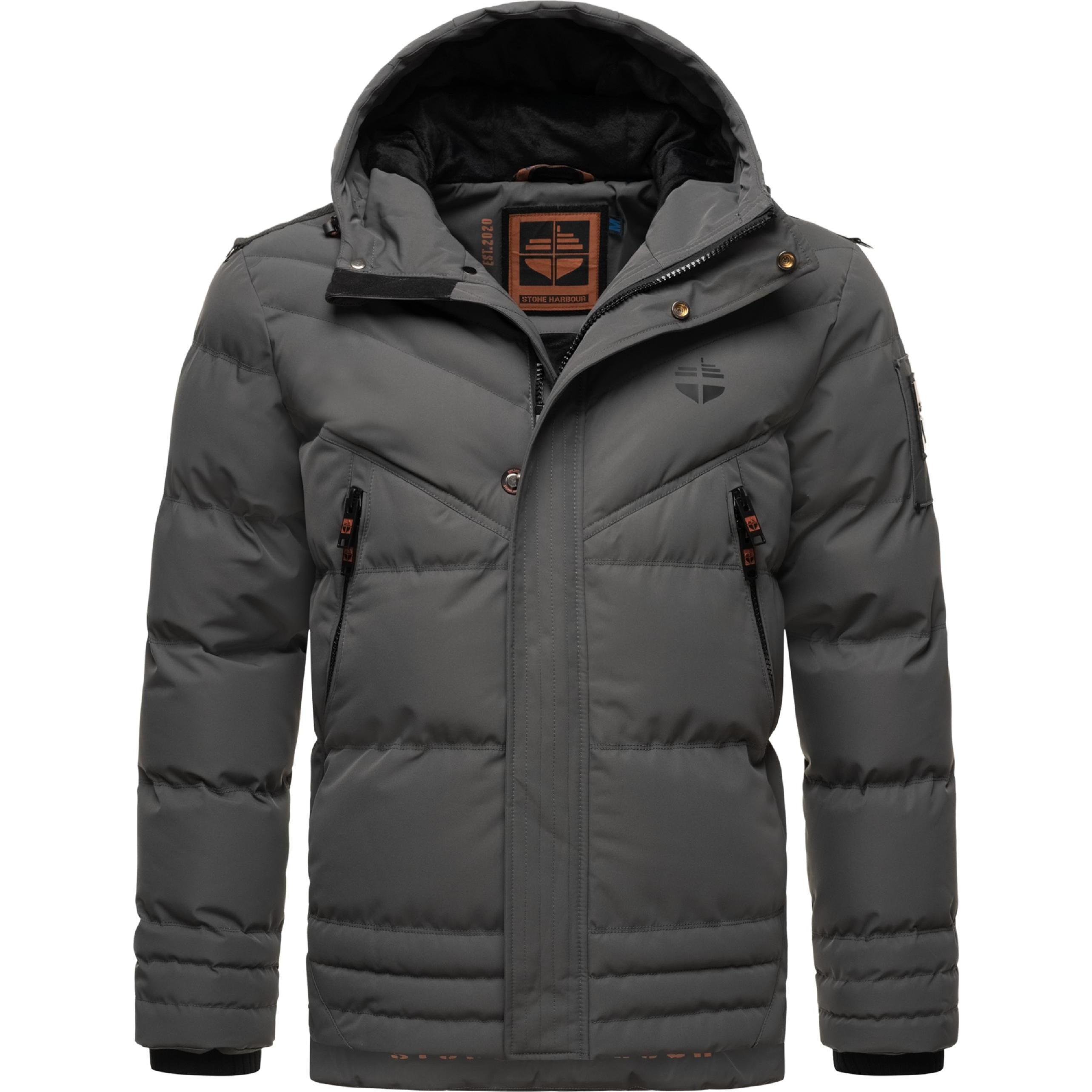 Stone Harbour, Herren, Jacke, Romaan (XXL), Grau, XXL