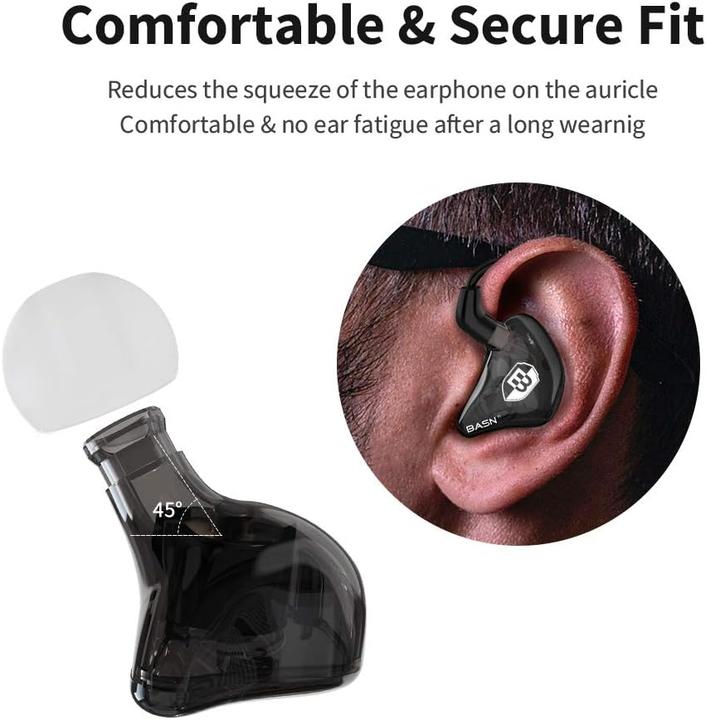 Actual product image Basn In-Ear-Kopfhörer mit Dual-Treibern, Bsinger-Series (NC, Cable)