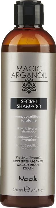 Actual product image Nook Silkifying Hydrating Shampoo with Argan Oil 250ml (250 ml, Liquid shampoo)