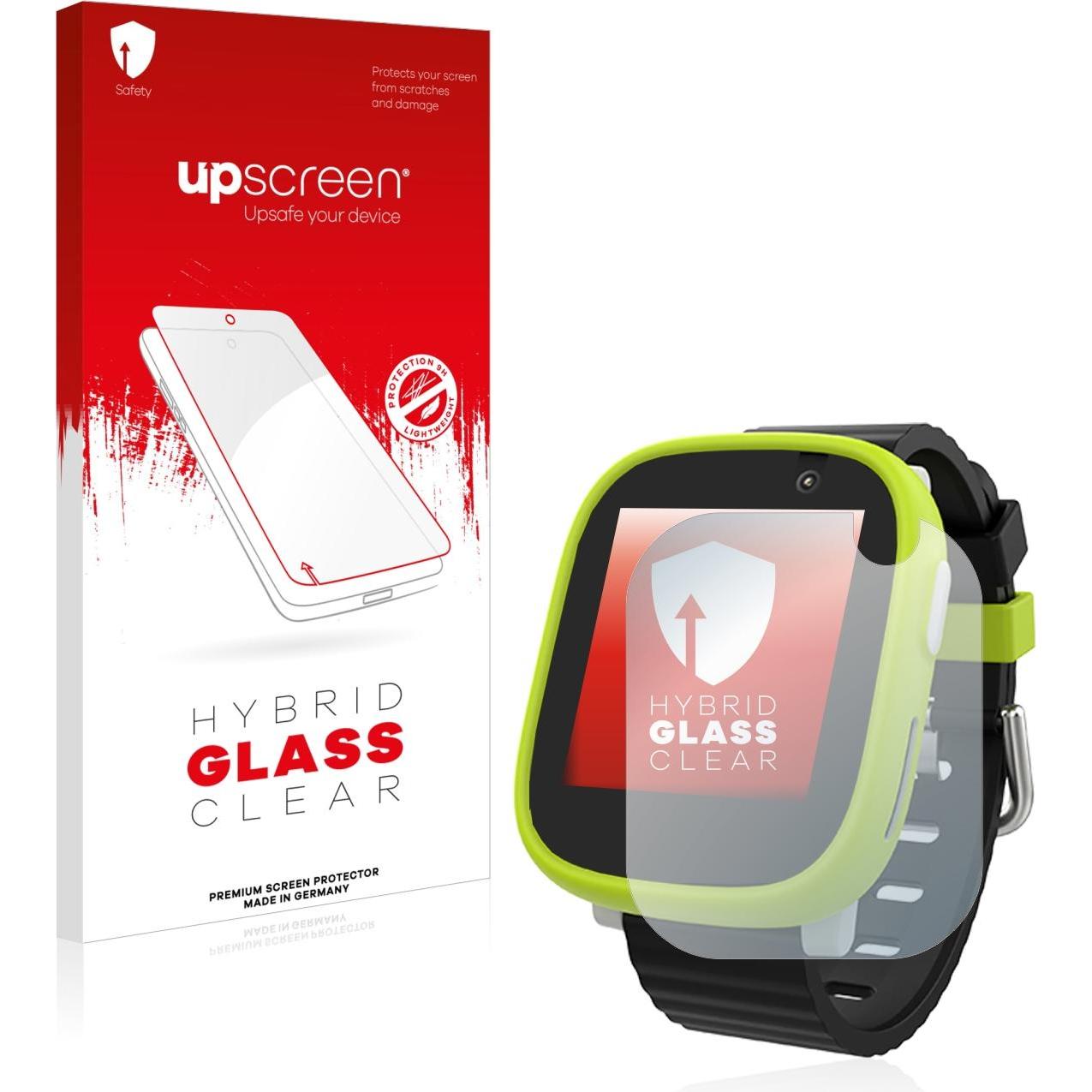 upscreen Scratch Shield Panzerglasfolie, Smartwatch Schutzfolie, Transparent