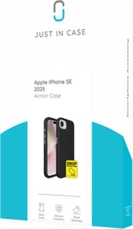 Produktbild Just in Case Armor TPU Back Cover Schwarz Apple iPhone 16e (Apple iPhone 16e)