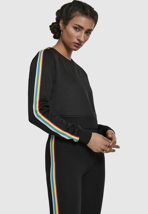 Produktbild Urban Classics Ladies Multicolor Taped Sleeve Crewneck (XXL)