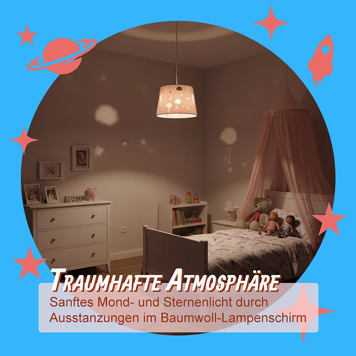 Immagine prodotto Relaxdays Lampada sospesa per bambini