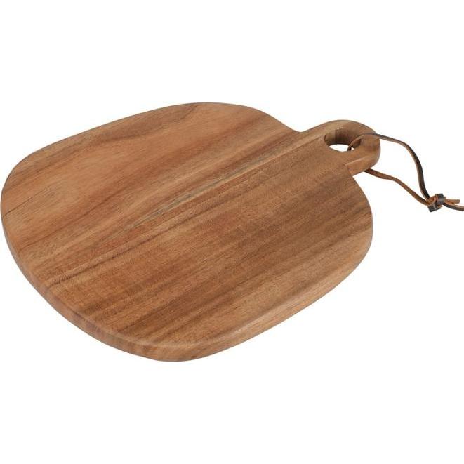 Home&Styling Schneidebrett - aus Holz - ca. 28 x 23 cm - braun, Schneidebrett, Braun