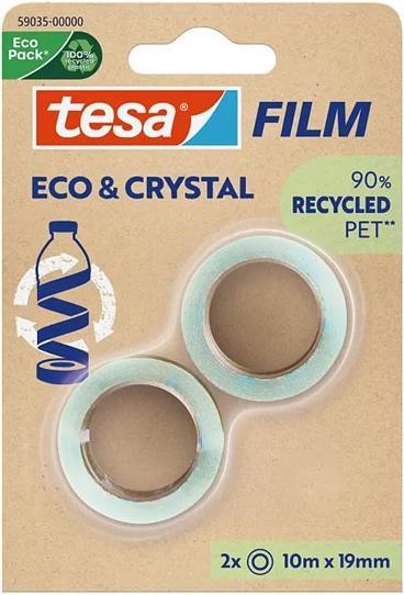 Image du produit tesa Ruban adhésif Film eco & crystal ecoLogo (19 mm)