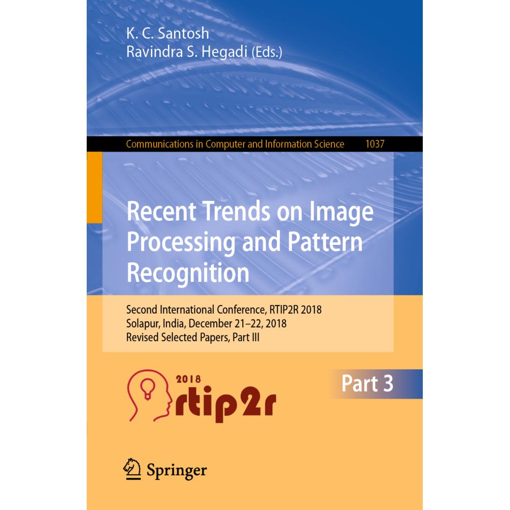 Recent Trends in Image Processing and Pattern Recognition, Fachbücher
