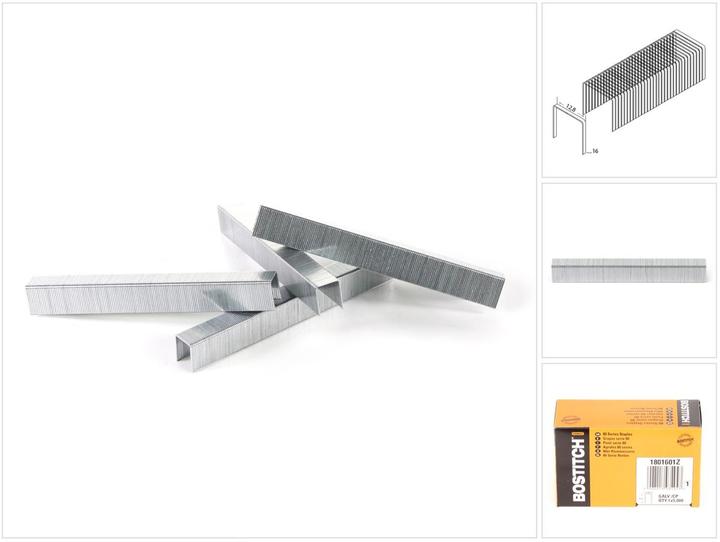 Image du produit Bostitch Agrafes 5 000 pièces série 80 de base, longueur 16 mm (1801601Z) (5000 x)