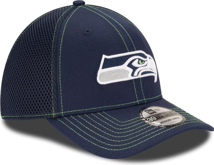 Produktbild New Era 39Thirty Stretch Mesh Cap - Seattle Seahawks - M/L (M/L)