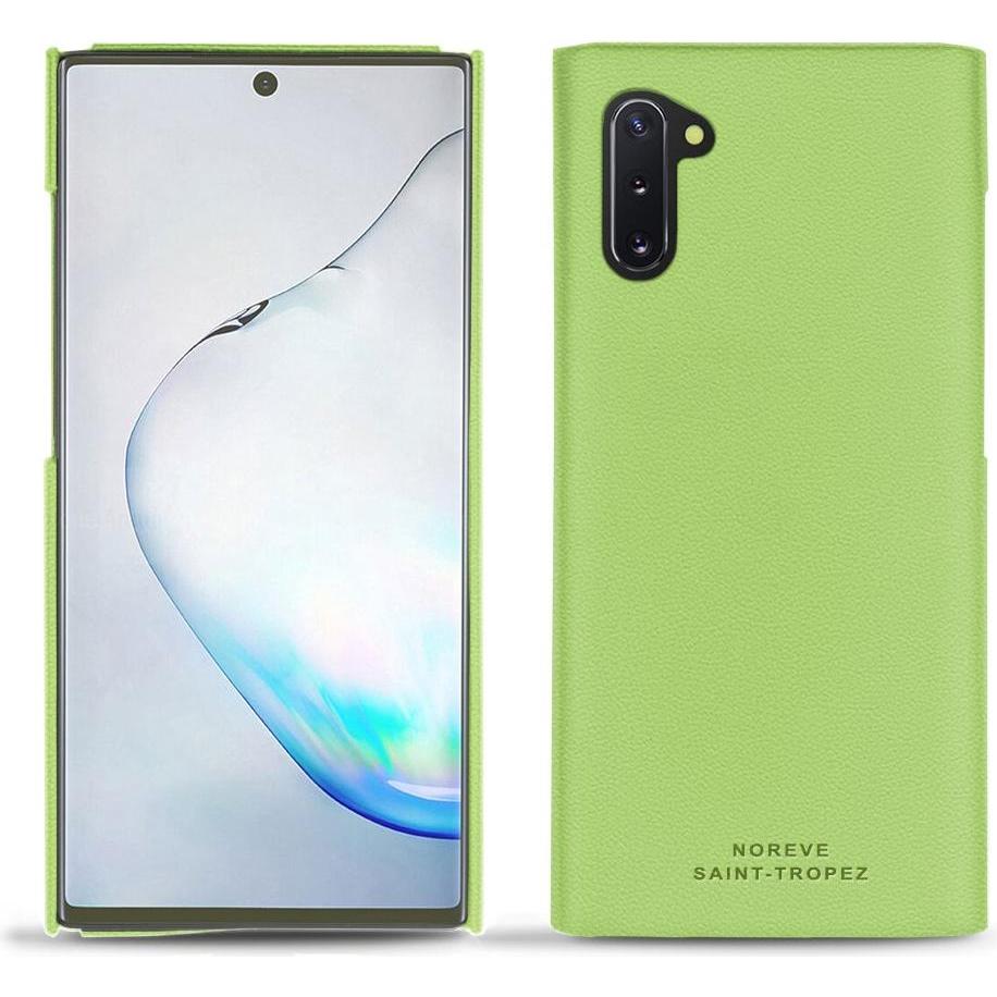 Noreve Lederschutzhülle (Samsung Galaxy Note 10), Smartphone Hülle, Grün