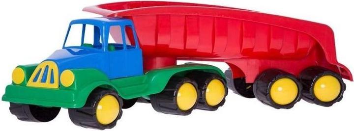 Image du produit Hemar Grand camion avec semi-remorque 45 cm Jaune
