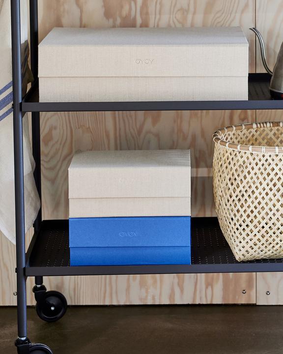 Image du produit OYOY Living Boîte à bijoux Hako bleu