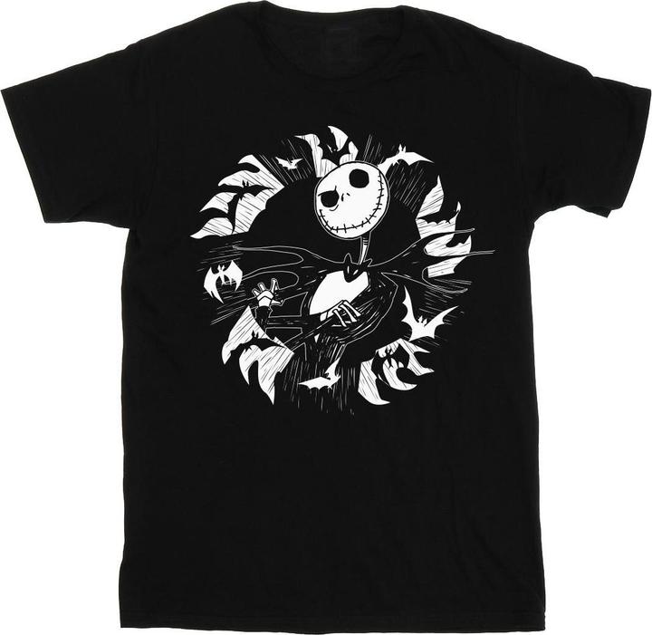 Produktbild Disney Nightmare Before Christmas Jack Bat Circle TShirt (4XL)