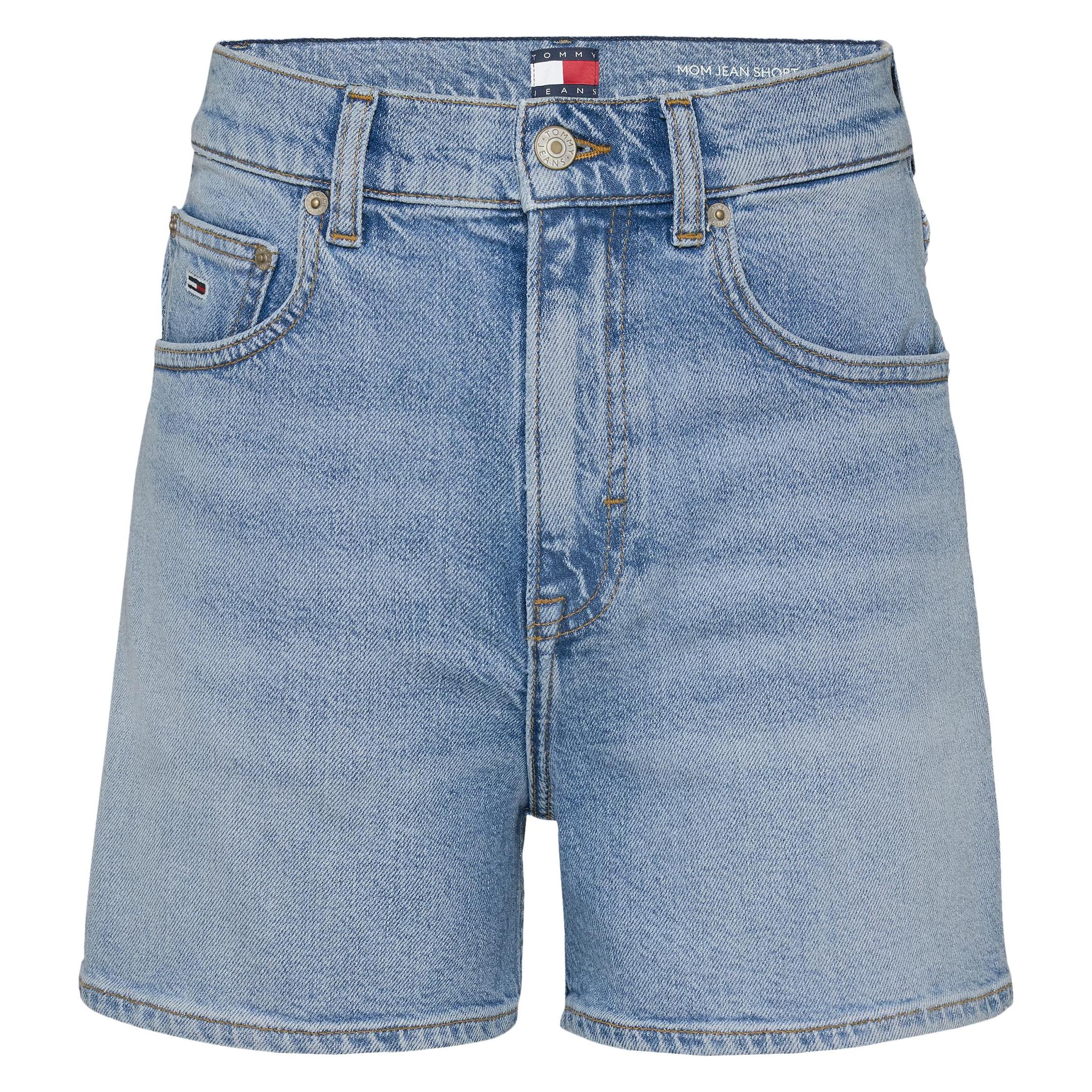 Tommy Jeans, Damen, Shorts, Mom Short BI0112, Blau, (26)