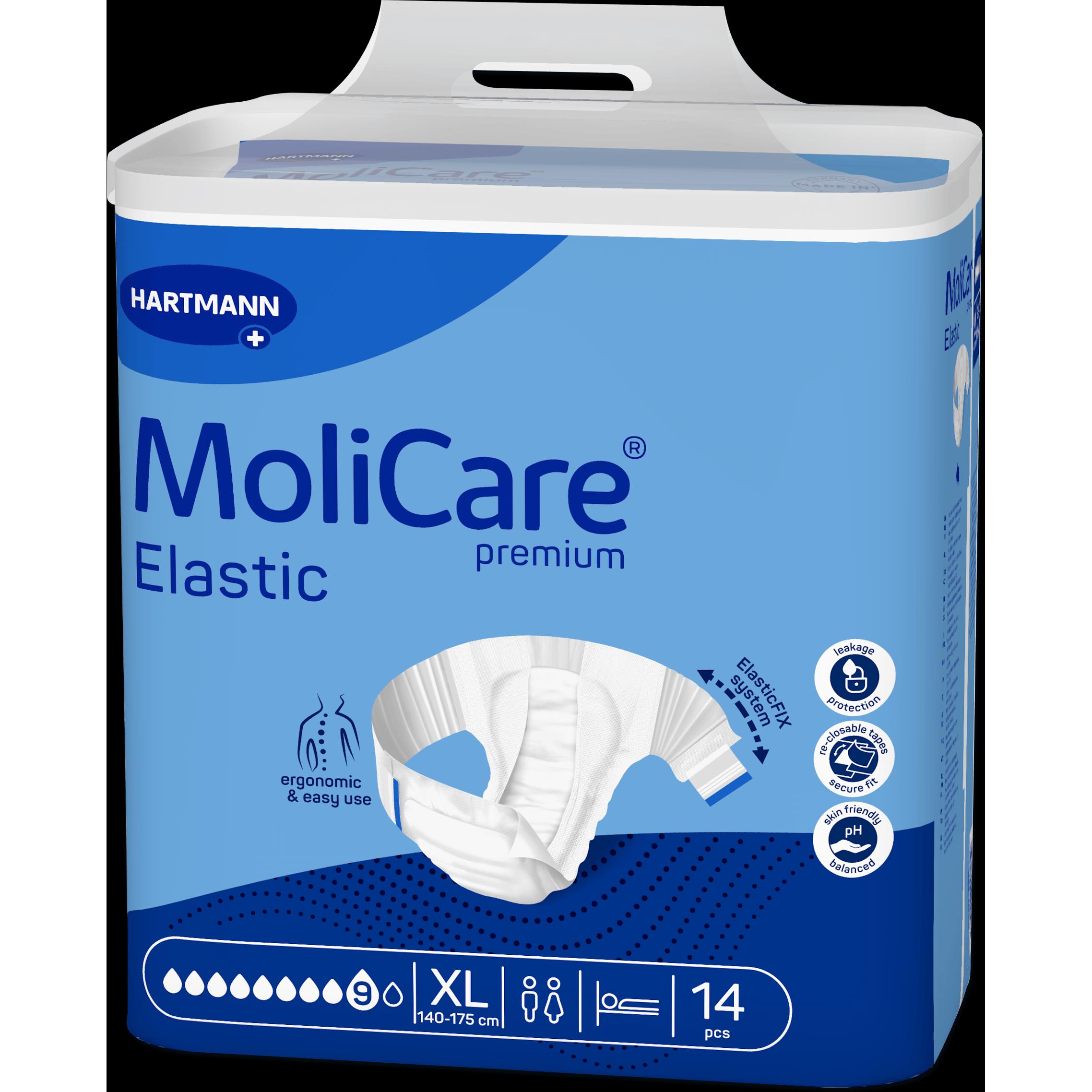 MoliCare, Inkontinenzhygiene, Elastic 9 Inkontinenz Slip (14 x, Large plus)