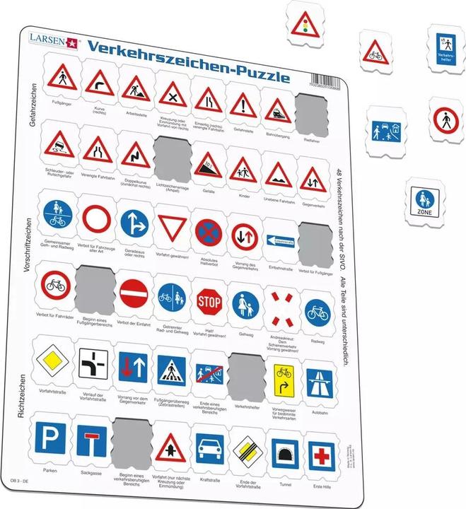 Produktbild Larsen Verkehrszeichen (48 Teile)