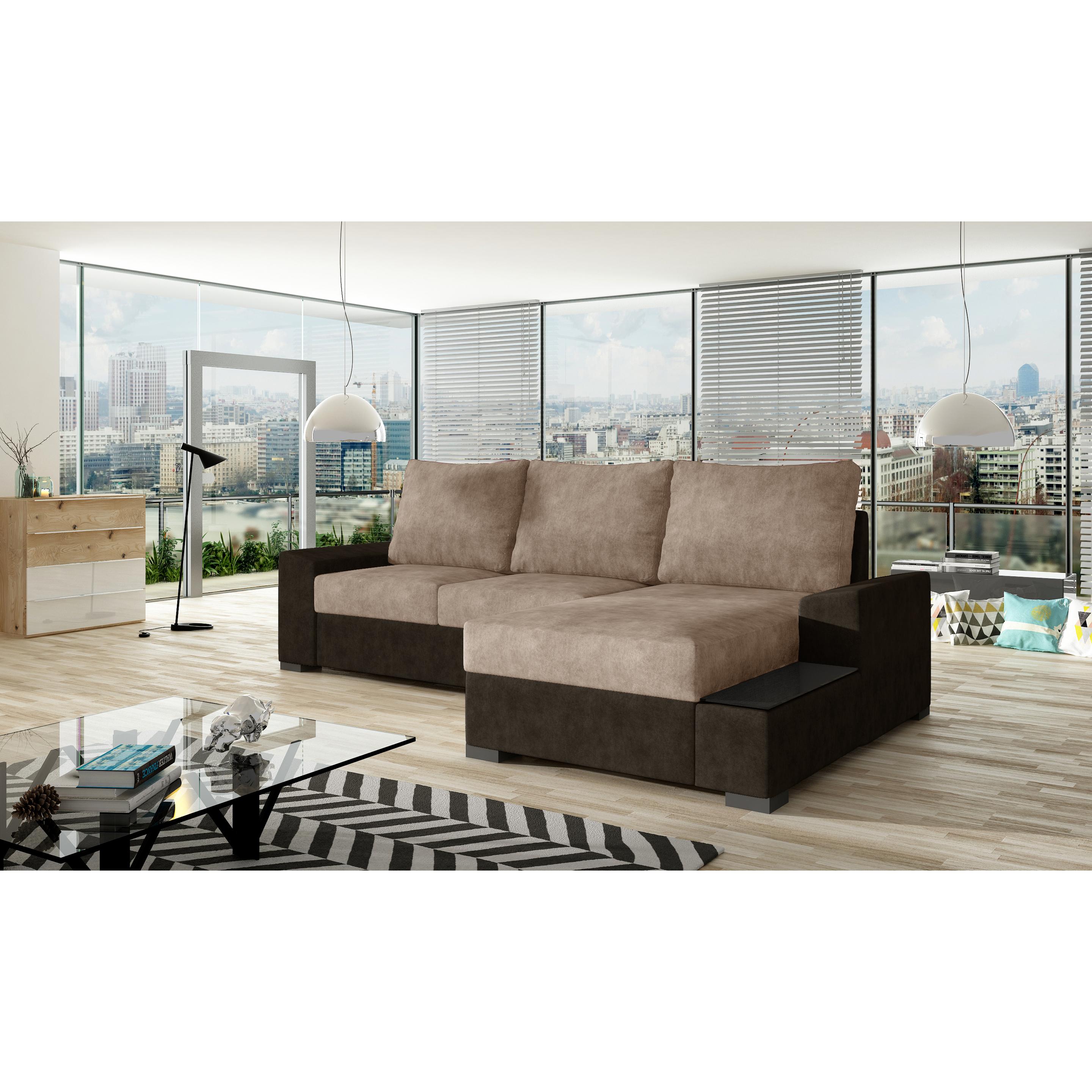 ELTAP, Sofa, Negro (Ecksofa, 3-Sitzer, Bettsofa)