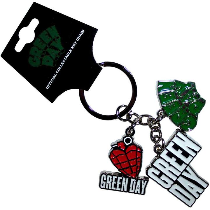 Actual product image Green Day Logo Charms Schlüsselanhänger