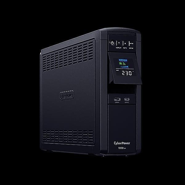Produktbild Cyberpower PFC SineWave LCD GP 1350VA/810W (1350 VA, 780 W, Line-Interaktiv USV)