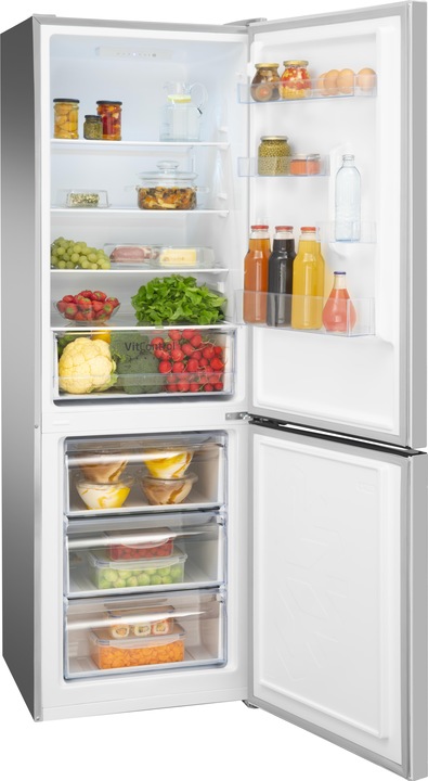 Actual product image Amica Fridge-freezer combination KGCL 388 160 E WxHxD 59.5 x 185.5 x 59.6 cm fridge compartment 211 (315 l)